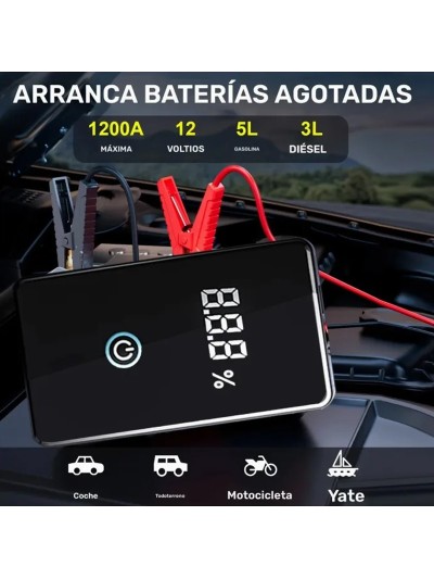 Arrancador Y Cargador Portátil Recargable Usb
